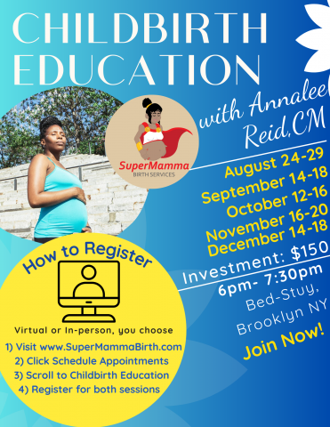 Childbirth Education courses by Annalee Reid, CM